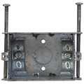 Steel City Electrical Box, 12.5 cu in, 0 Gang, Steel, Rectangular A257-25